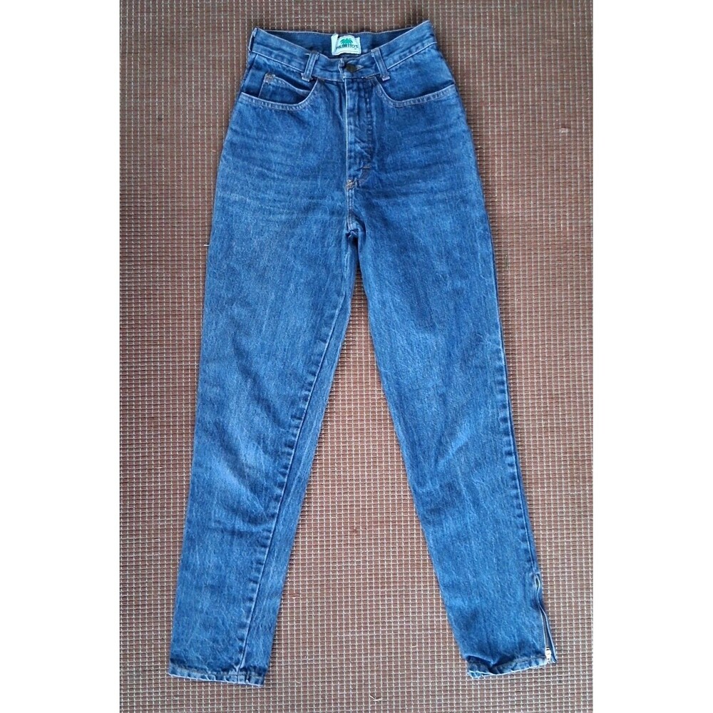 Vtg Palmetto's Jeans Women's Sz 3 22x28 High Rise Ankle ZipperTapered 80's 90's